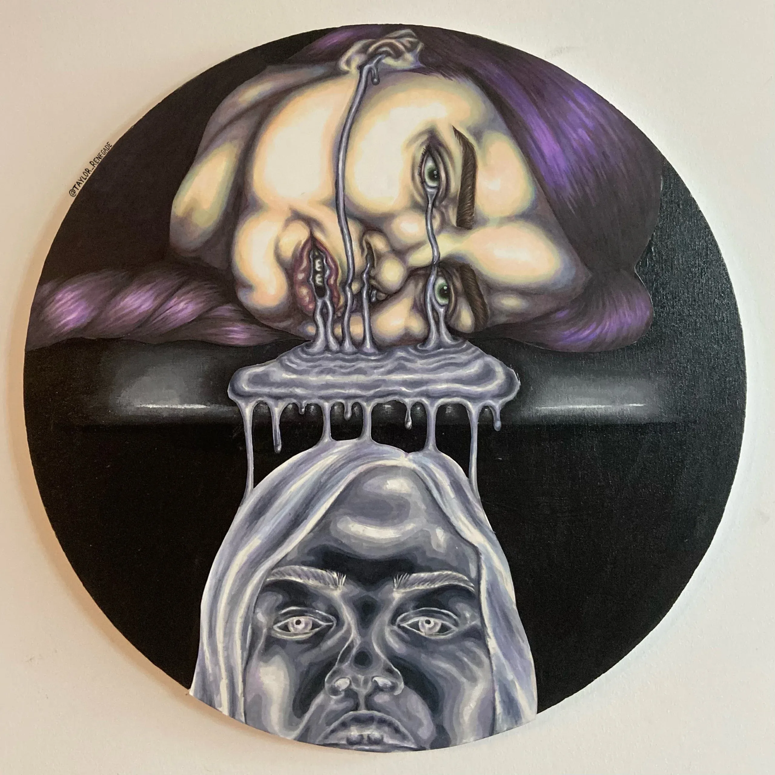 An image containing an illustrated woman approximated from a skull of a woman from Leith, Edinburgh