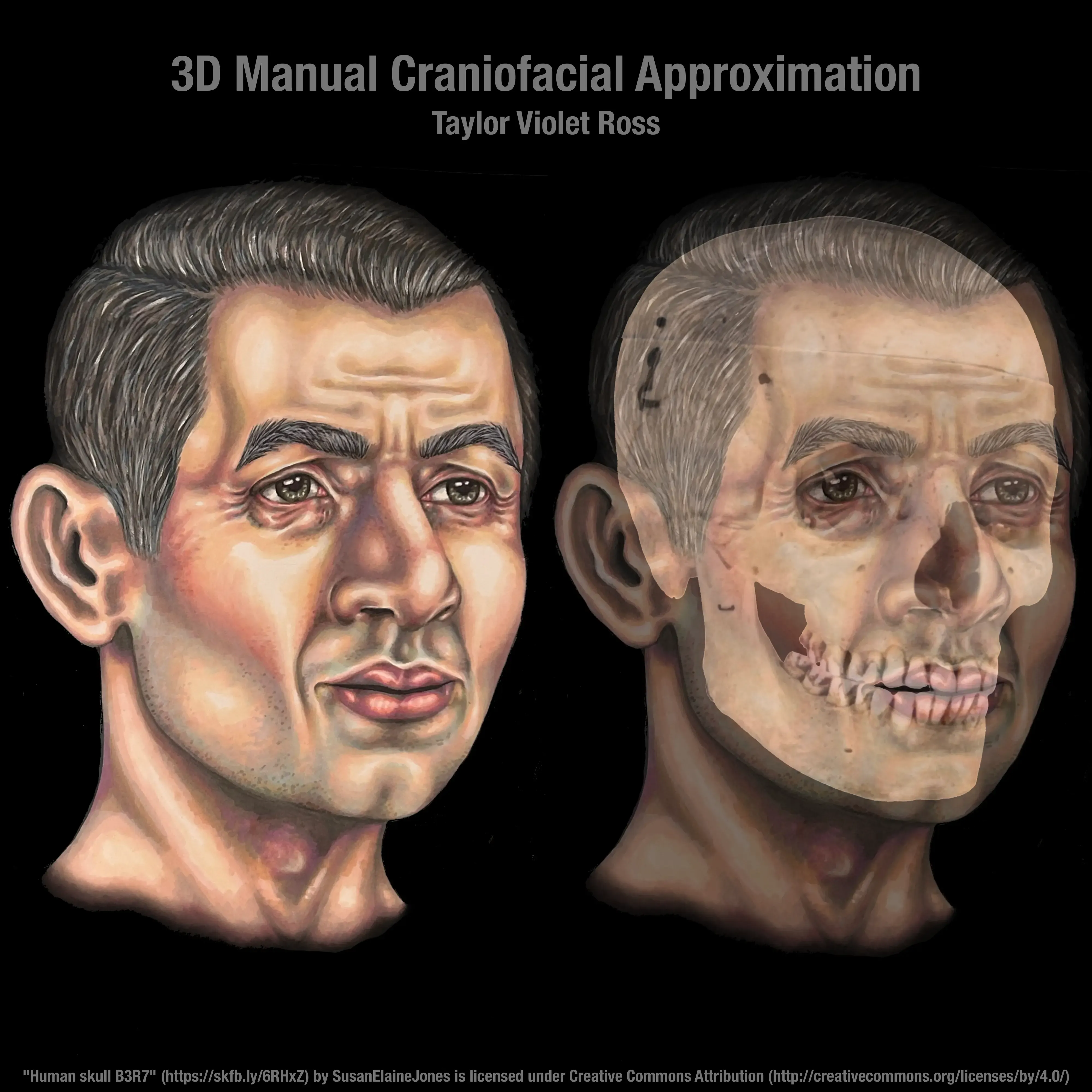 Taylor Ross standing beside her dissertation work.