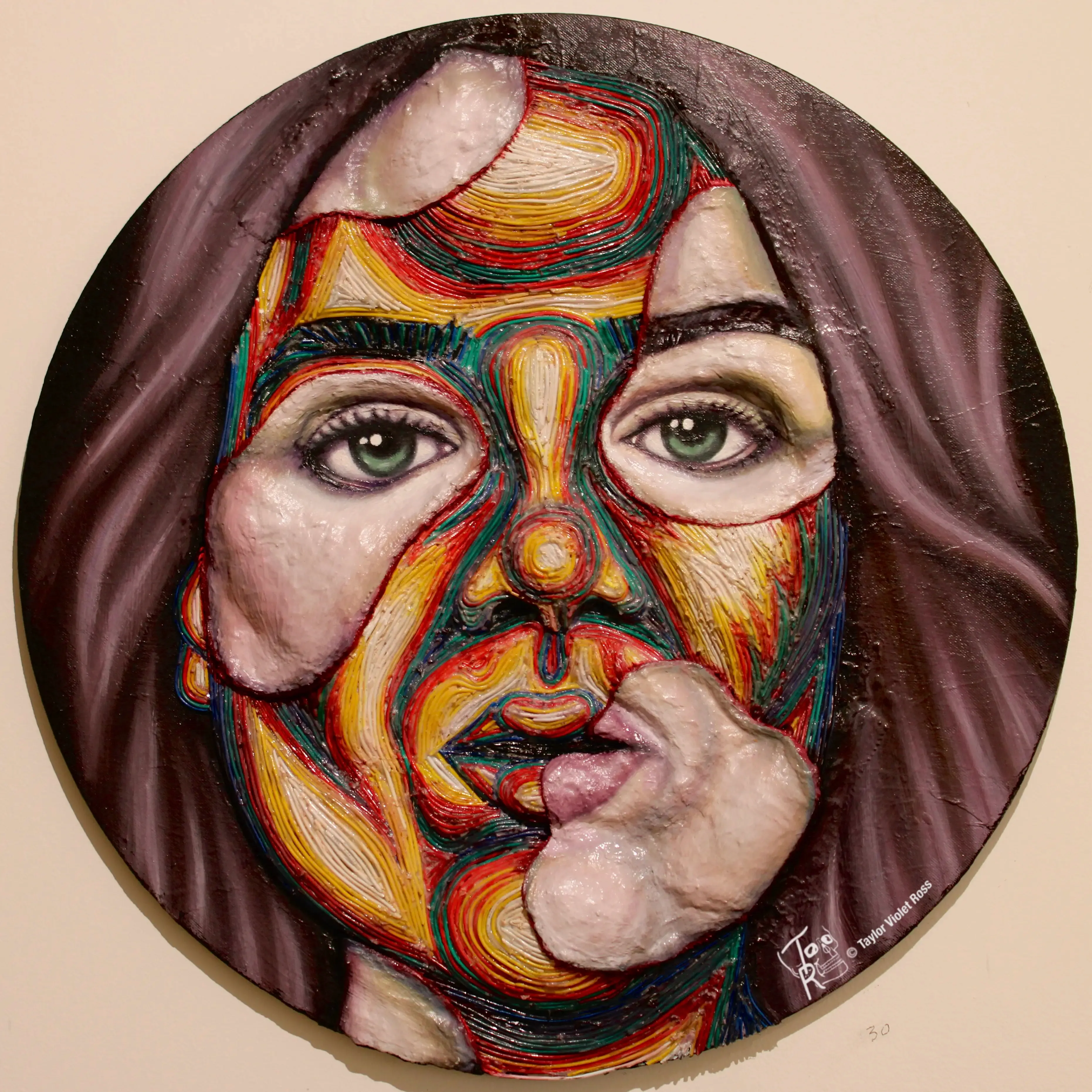 An image containing an illustrated woman approximated from a skull of a woman from Leith, Edinburgh